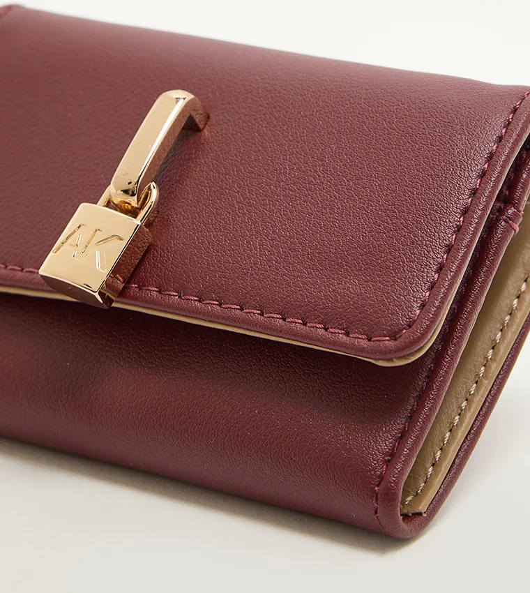 ANNE KLEIN  Anne Klein Logo Detail Flap Wallet for Women | Best Price UAE